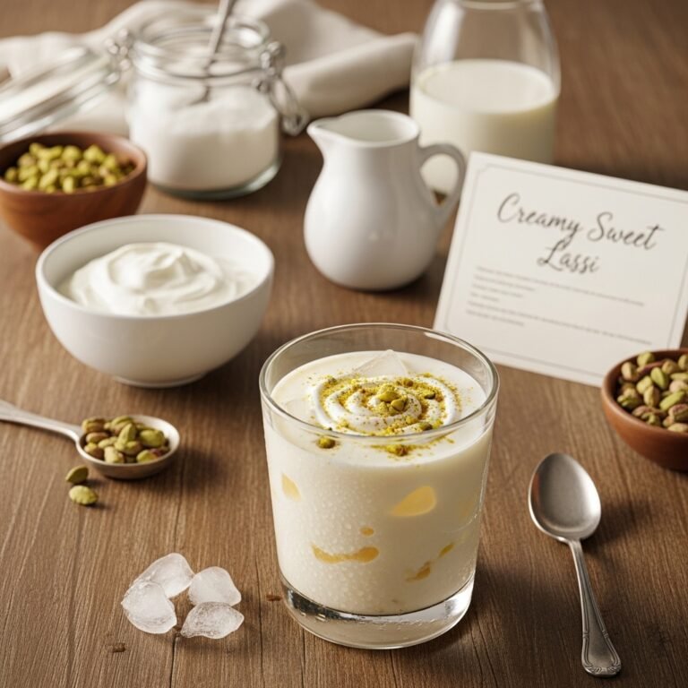 Creamy Sweet Lassi Recipe – Easy Homemade Yogurt Drink for Summer