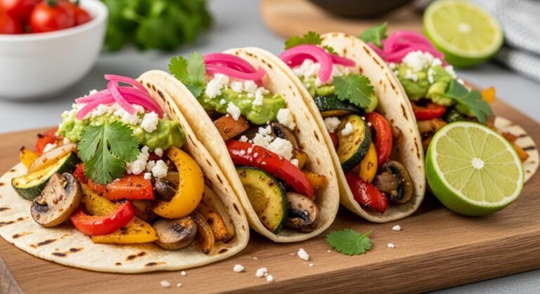 Veggie Tacos Recipe – Easy, Healthy & Flavor-Packed Meatless Tacos